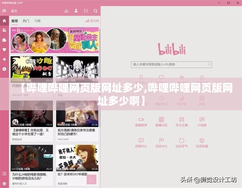 【哔哩哔哩网页版网址多少,哔哩哔哩网页版网址多少啊】