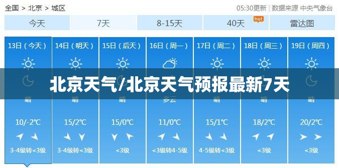 北京天气/北京天气预报最新7天