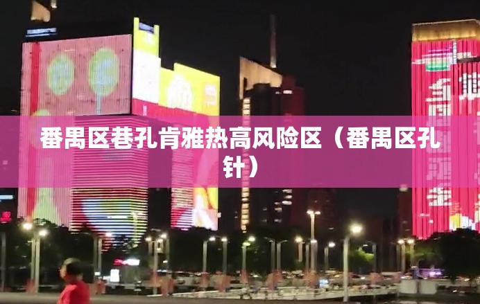 番禺区巷孔肯雅热高风险区（番禺区孔针）