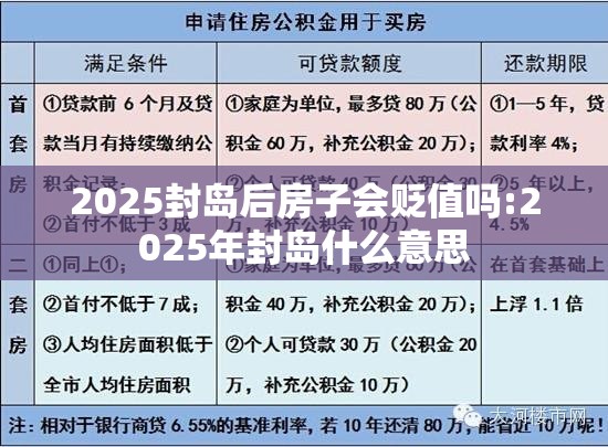 2025封岛后房子会贬值吗:2025年封岛什么意思