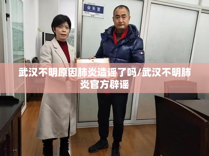 武汉不明原因肺炎造谣了吗/武汉不明肺炎官方辟谣