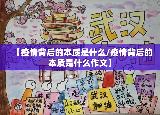 【疫情背后的本质是什么/疫情背后的本质是什么作文】