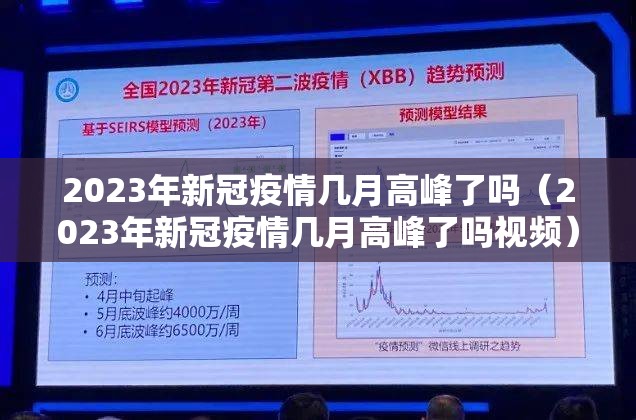 2023年新冠疫情几月高峰了吗（2023年新冠疫情几月高峰了吗视频）