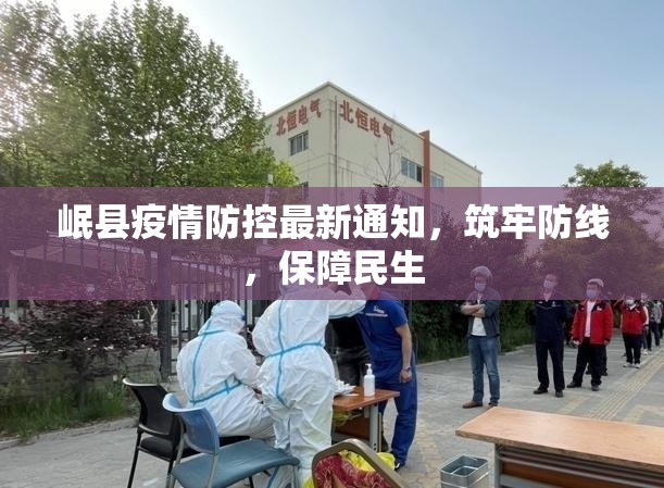 岷县疫情防控最新通知，筑牢防线，保障民生