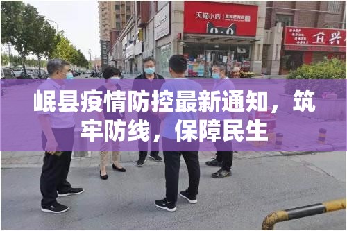 岷县疫情防控最新通知，筑牢防线，保障民生