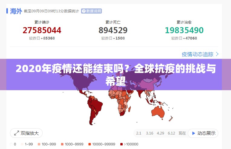 2020年疫情还能结束吗？全球抗疫的挑战与希望