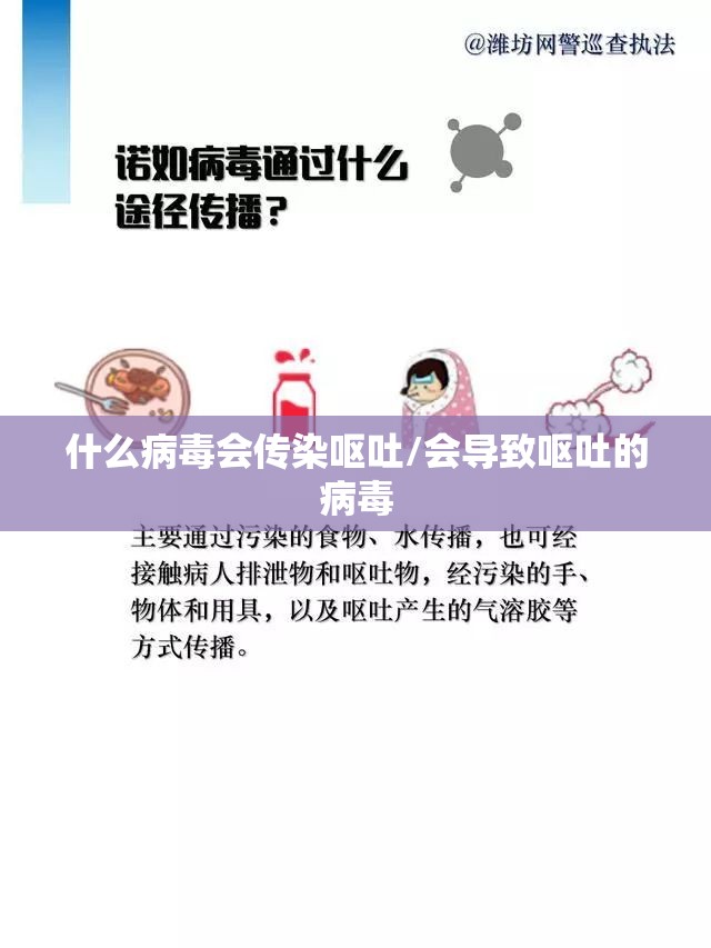 什么病毒会传染呕吐/会导致呕吐的病毒