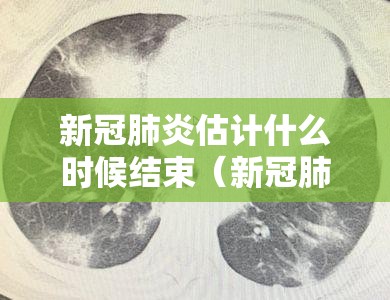 新冠肺炎估计什么时候结束（新冠肺炎估计什么时候结束呢）