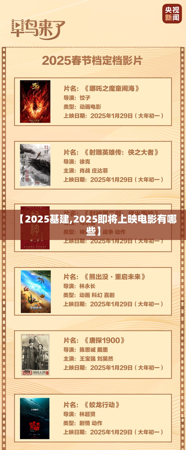 【2025基建,2025即将上映电影有哪些】