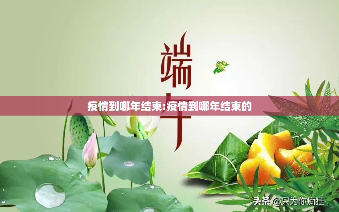 疫情到哪年结束:疫情到哪年结束的