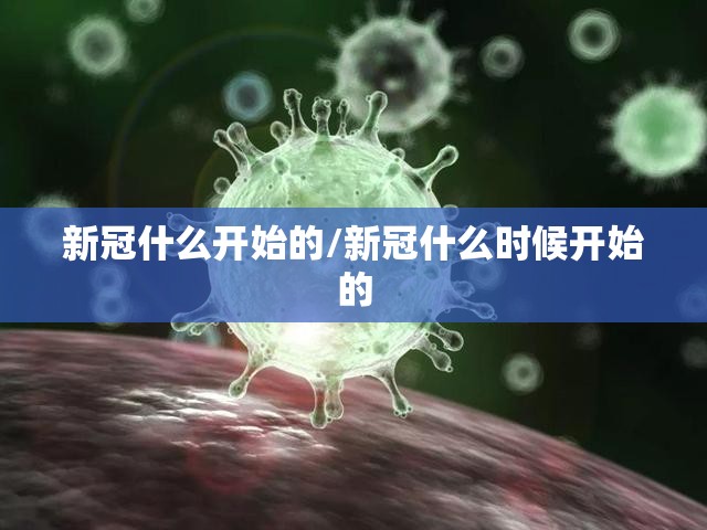 新冠什么开始的/新冠什么时候开始的