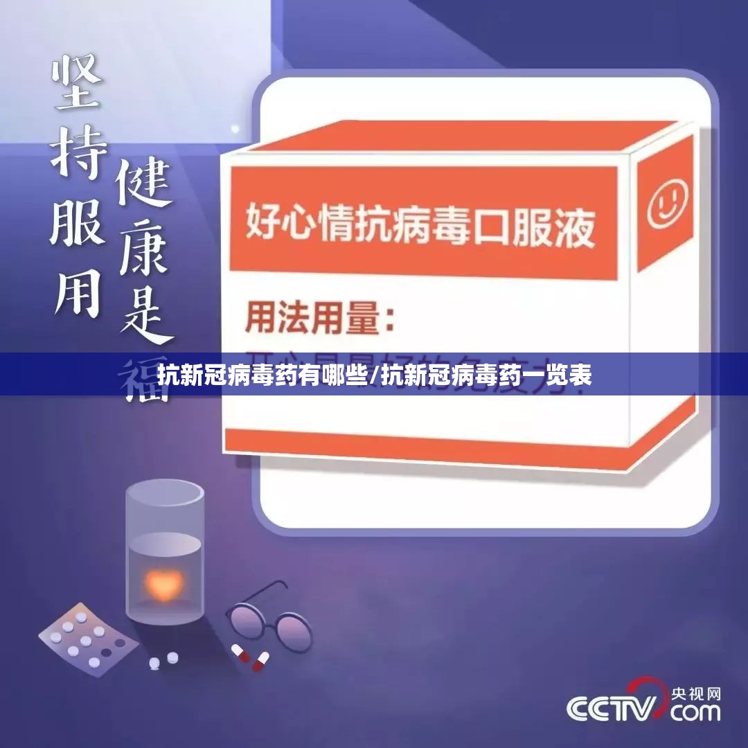 抗新冠病毒药有哪些/抗新冠病毒药一览表