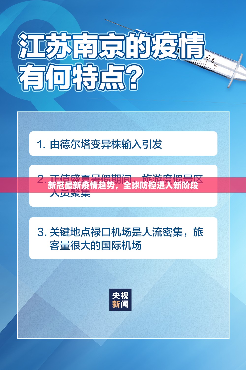 新冠最新疫情趋势，全球防控进入新阶段