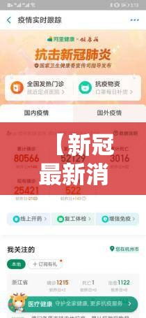 【新冠最新消息实时数据/新冠最新消息实时数据查询】