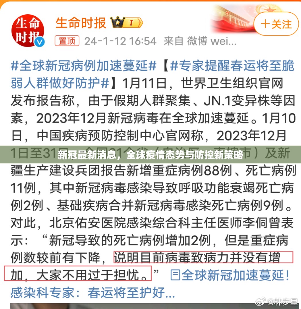 新冠最新消息，全球疫情态势与防控新策略