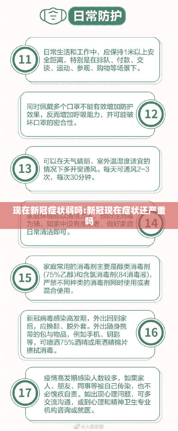 现在新冠症状弱吗:新冠现在症状还严重吗