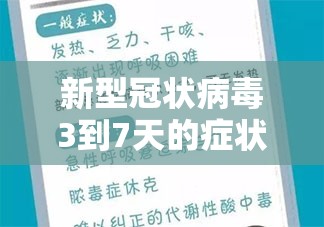 新型冠状病毒3到7天的症状:新型冠状病毒3到7天的症状有哪些