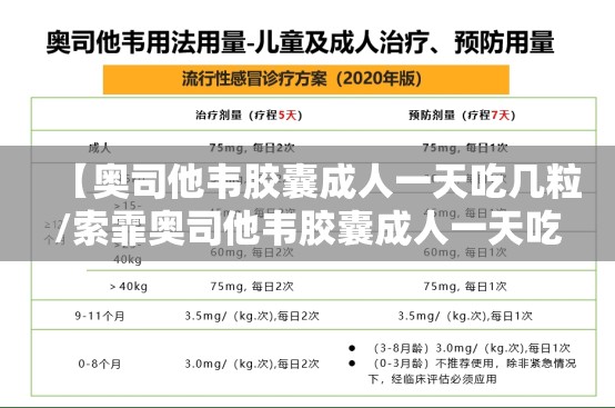 【奥司他韦胶囊成人一天吃几粒/索霏奥司他韦胶囊成人一天吃几粒】
