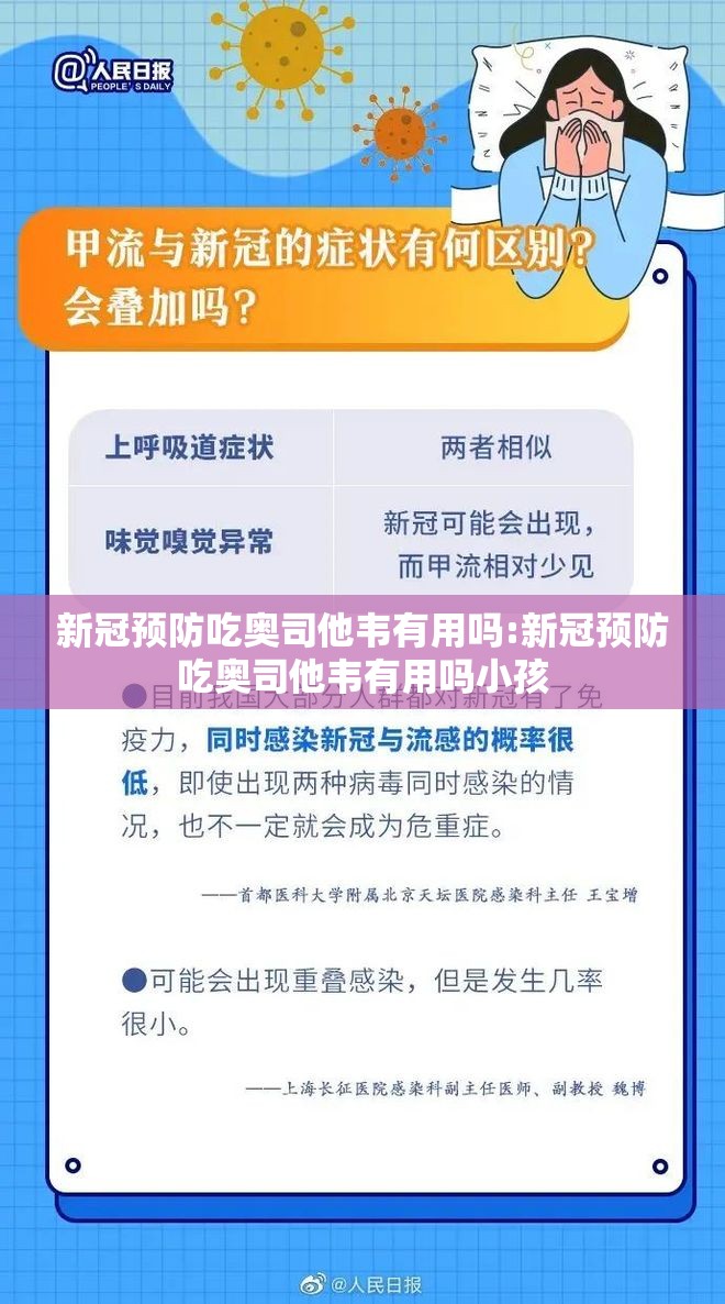 新冠预防吃奥司他韦有用吗:新冠预防吃奥司他韦有用吗小孩