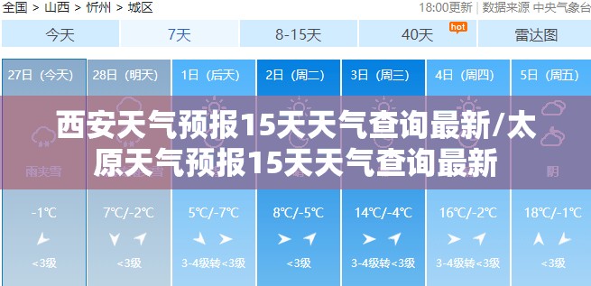 西安天气预报15天天气查询最新/太原天气预报15天天气查询最新