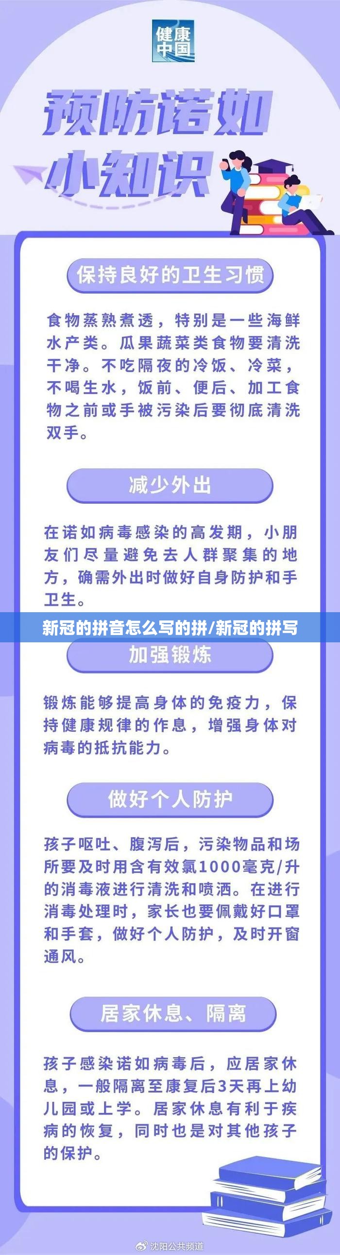 新冠的拼音怎么写的拼/新冠的拼写