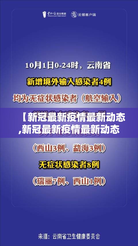 【新冠最新疫情最新动态,新冠最新疫情最新动态楚雄市】