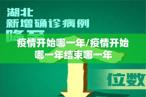 疫情开始哪一年/疫情开始哪一年结束哪一年