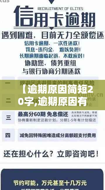 【逾期原因简短20字,逾期原因有哪些】