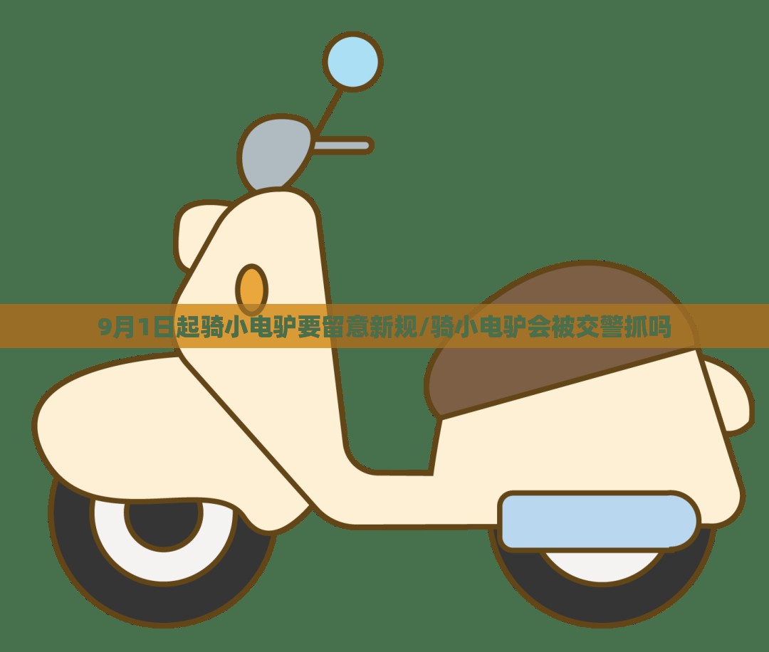 9月1日起骑小电驴要留意新规/骑小电驴会被交警抓吗