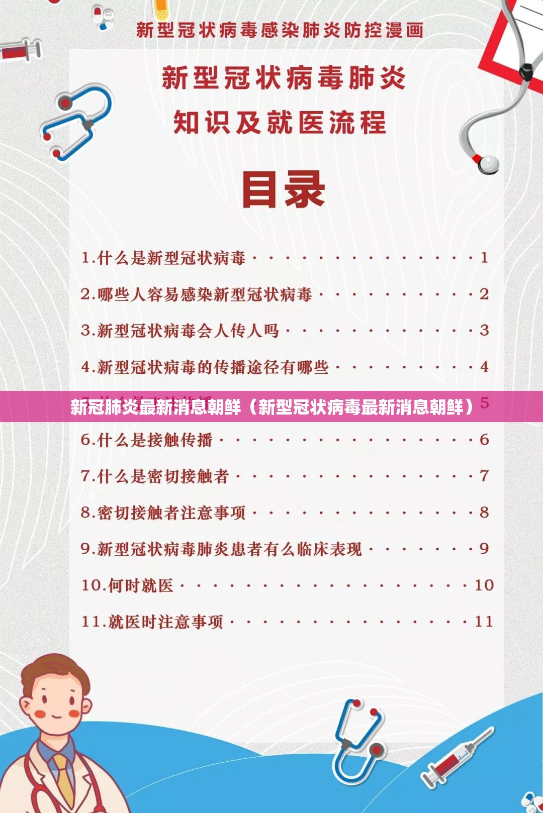 新冠肺炎最新消息朝鲜（新型冠状病毒最新消息朝鲜）