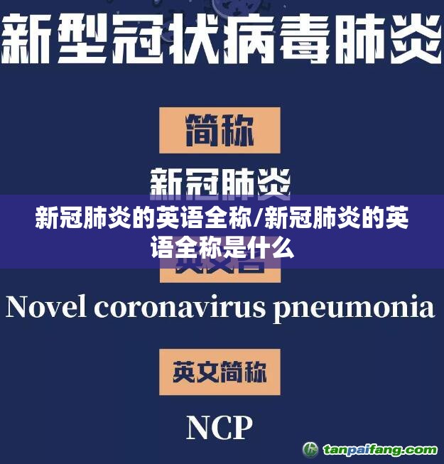 新冠肺炎的英语全称/新冠肺炎的英语全称是什么