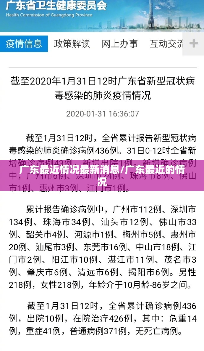 广东最近情况最新消息/广东最近的情况