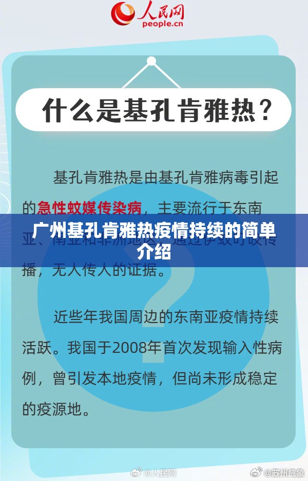 广州基孔肯雅热疫情持续的简单介绍