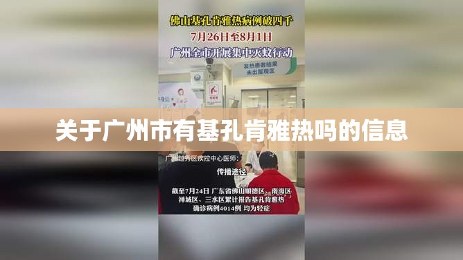关于广州市有基孔肯雅热吗的信息