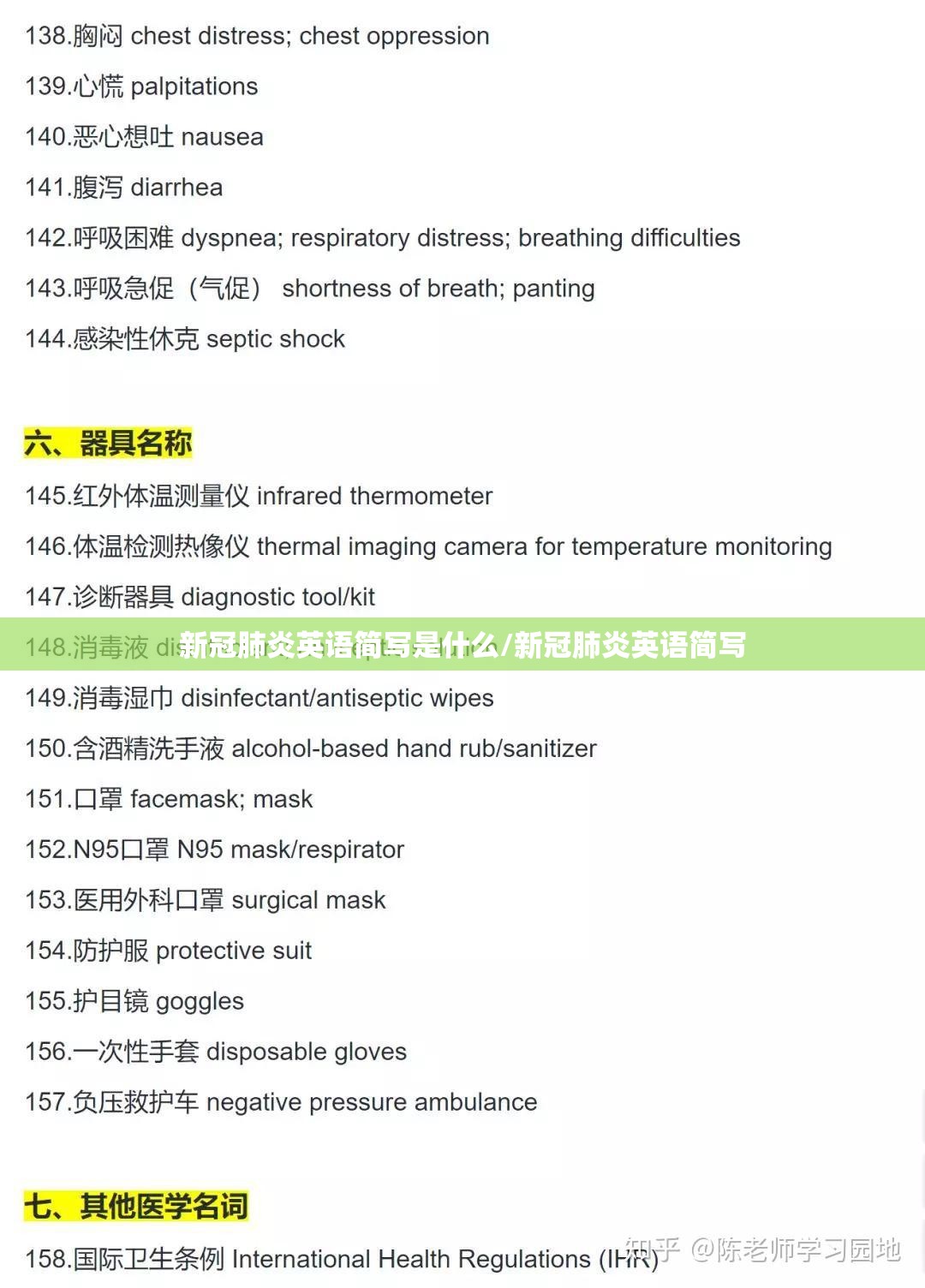新冠肺炎英语简写是什么/新冠肺炎英语简写