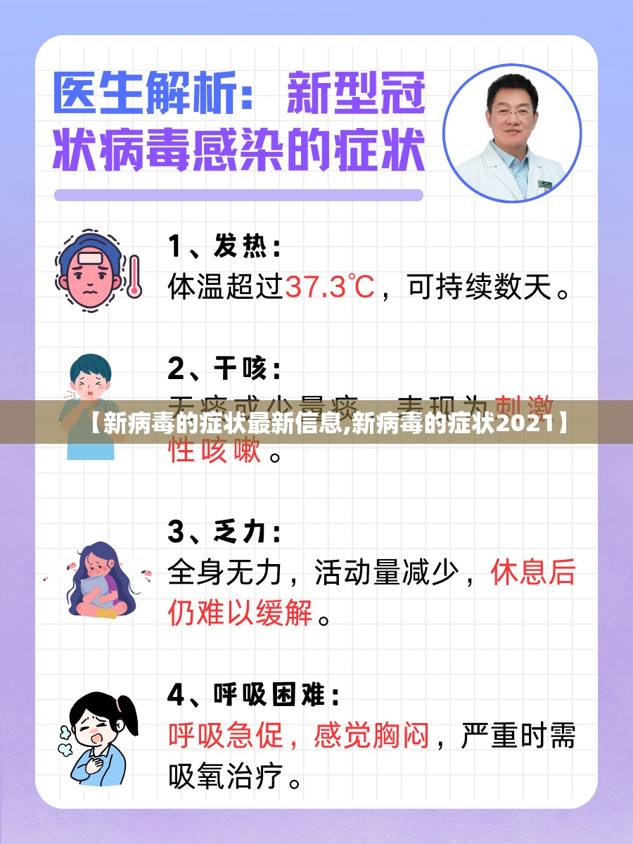 【新病毒的症状最新信息,新病毒的症状2021】