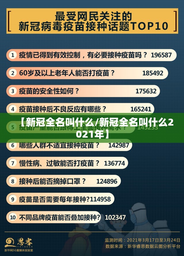 【新冠全名叫什么/新冠全名叫什么2021年】