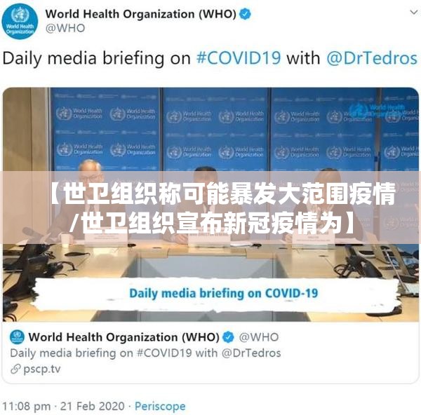 【世卫组织称可能暴发大范围疫情/世卫组织宣布新冠疫情为】