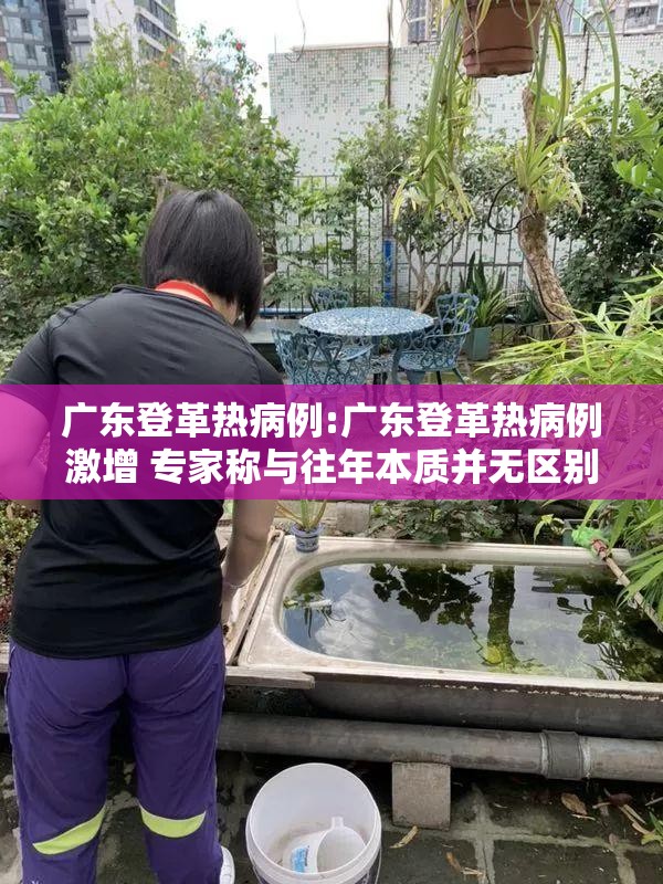 广东登革热病例:广东登革热病例激增 专家称与往年本质并无区别