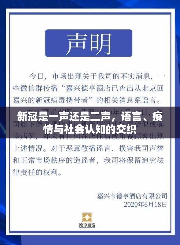 新冠是一声还是二声，语言、疫情与社会认知的交织