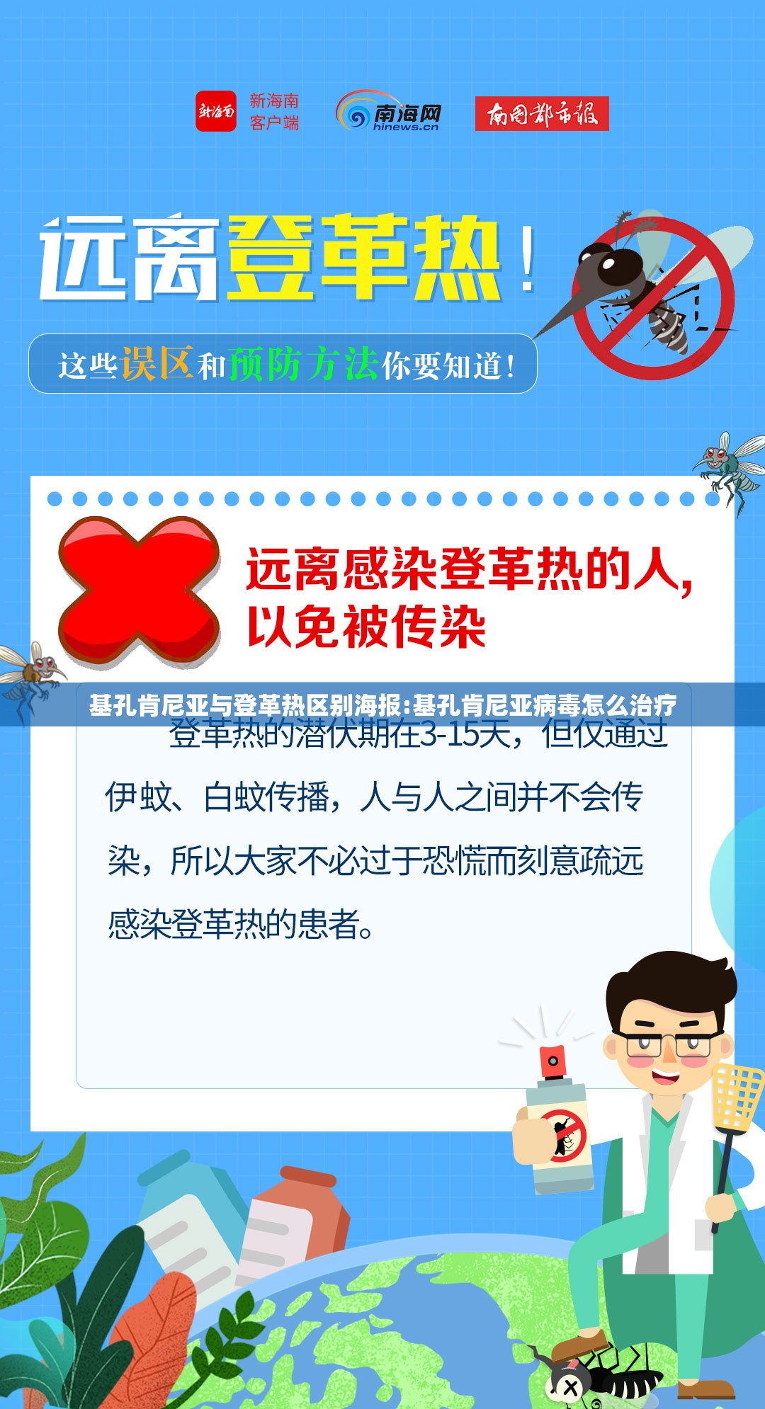 基孔肯尼亚与登革热区别海报:基孔肯尼亚病毒怎么治疗