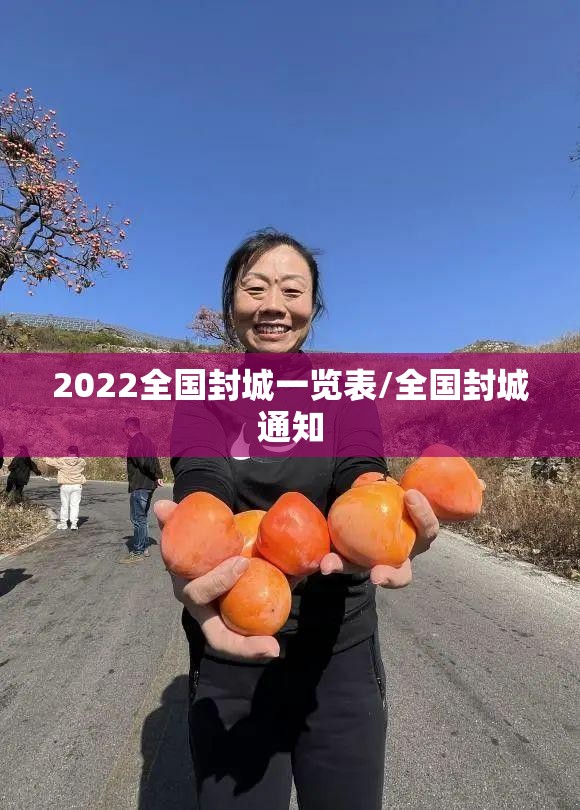 2022全国封城一览表/全国封城通知