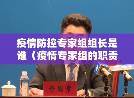 疫情防控专家组组长是谁（疫情专家组的职责）