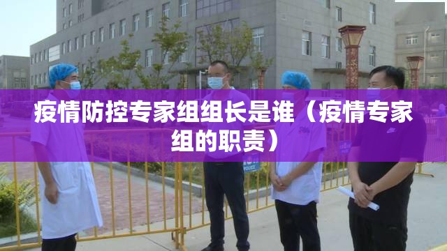 疫情防控专家组组长是谁（疫情专家组的职责）