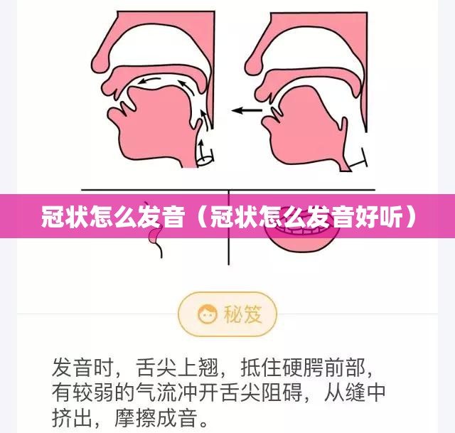 冠状怎么发音（冠状怎么发音好听）