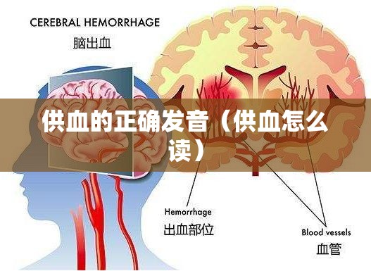 供血的正确发音（供血怎么读）