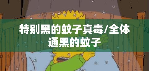 特别黑的蚊子真毒/全体通黑的蚊子