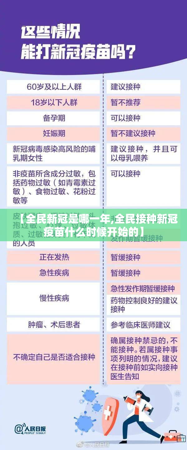 【全民新冠是哪一年,全民接种新冠疫苗什么时候开始的】