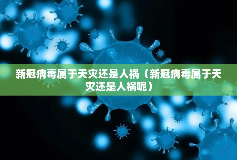 新冠病毒属于天灾还是人祸（新冠病毒属于天灾还是人祸呢）