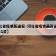 【河北省疫情新通报·河北省疫情最新通报数据2月1日】